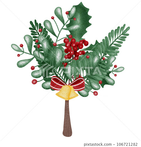 Christmas berry and leaf Christmas berry and leaf 106721282