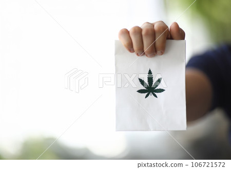 Package with hemp sign 106721572