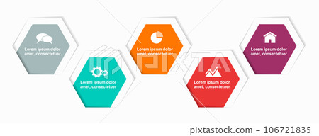 Infographic design template with place for your data. Vector illustration. 106721835
