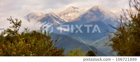 Summer Pirin mountains, Bulgaria banner Summer Pirin mountains, Bulgaria banner 106721899