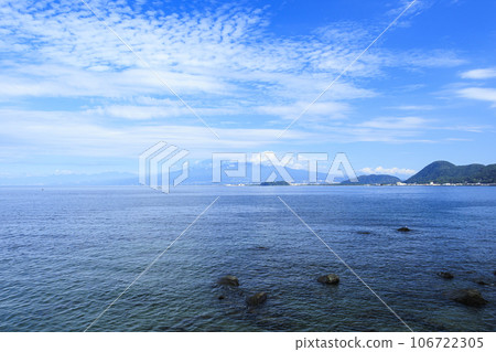 藍色的大海、藍色的天、藍色的富士山 藍色的大海、藍色的天、藍色的富士山 106722305