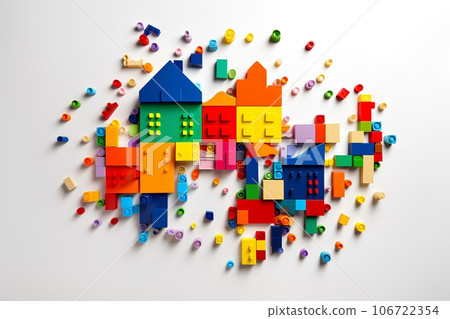 用樂高搭建有趣的房子（3D） 106722354