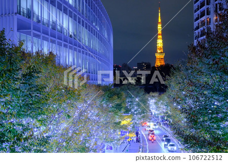 Night view of Roppongi Night view of Roppongi 106722512