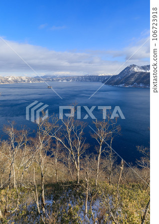 北海道_隆冬的摩週湖風景 106723918