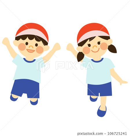 kids in gym clothes 106725241