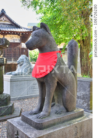 三紀神社 三紀金像和獅子像(東京都墨田區向島) 三紀神社 三紀金像和獅子像(東京都墨田區向島) 106726280