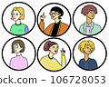 Icon, portrait, upper body, self-introduction, person 106728053