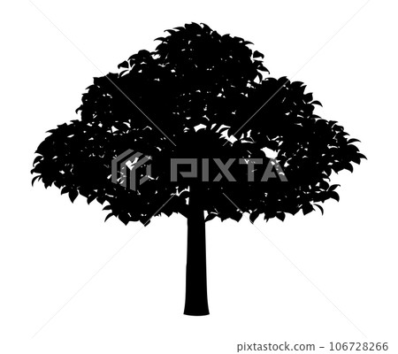 Tree illustration_silhouette Tree illustration_silhouette 106728266