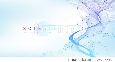 Digits abstract background with connected line and dots, wave flow. Digital neural networks. Network and connection background for your presentation. Graphic polygonal background. Vector illustration. Digits abstract background with connected line and dots, wave flow. Digital neural networks. Network and connection background for your presentation. Graphic polygonal background. Vector illustration. 106728550