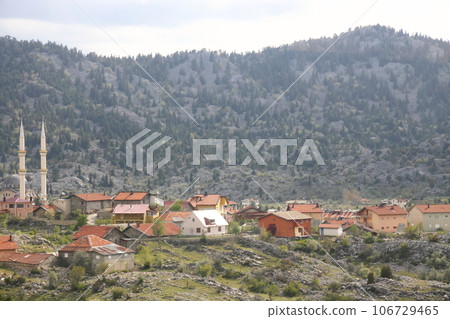 View of the old Turkish city in the Taurus mountains. View of the old Turkish city in the Taurus mountains. 106729465