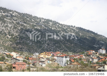 View of the old Turkish city in the Taurus mountains. View of the old Turkish city in the Taurus mountains. 106729466