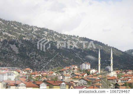 View of the old Turkish city in the Taurus mountains. View of the old Turkish city in the Taurus mountains. 106729467