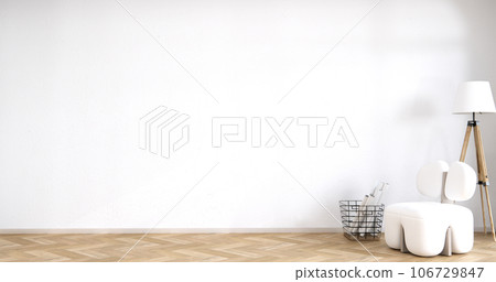 Beautiful, tropical-style room has chairs placed directly between the rooms and the light shines from the sun into the room. 106729847