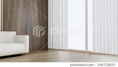 Sofa furniture and modern room interior design minimal. 106729853