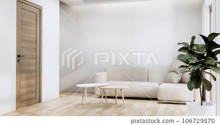 Sofa furniture and modern room interior design minimal. 106729870