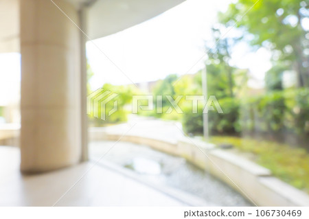公寓入口的背景散景 106730469