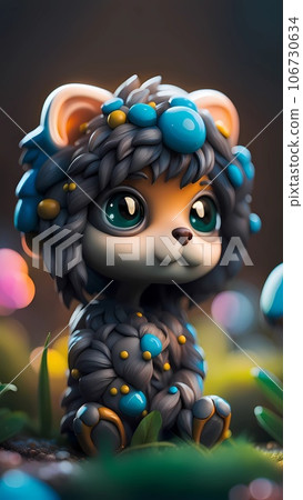 a monster in the rain cartoon illustration a monster in the rain cartoon illustration 106730634