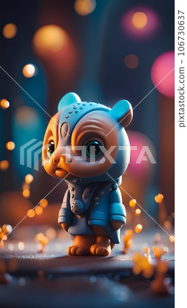 little monster cartoon character illustration little monster cartoon character illustration 106730637
