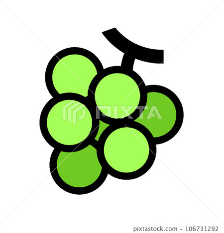 Simple shine muscat illustration Simple shine muscat illustration 106731292