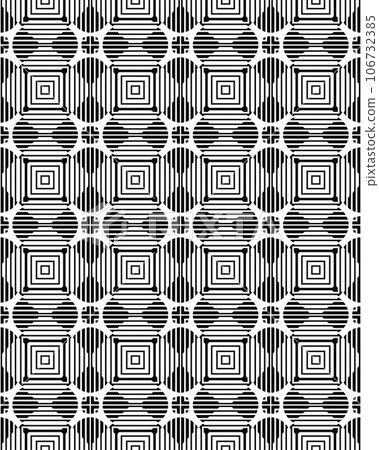 Illustration of an abstract seamless pattern 106732385