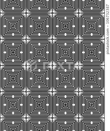 An Illustration of a seamless tile pattern used as wallpaper or background 106732387