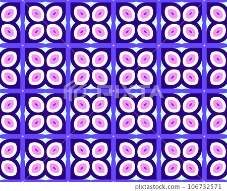 A Seamless Abstract Pattern purple Blue Geometric Traditional Background A Seamless Abstract Pattern purple Blue Geometric Traditional Background 106732571
