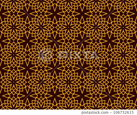A Seamless pattern of black and gold tones stock illustration 106732615