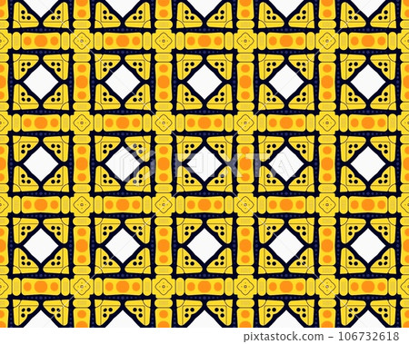 Abstract repeat backdrop Design for prints, textile decor, and fabric with black and yellow cream sable colored monochrome seamless pattern Abstract repeat backdrop Design for prints, textile decor, and fabric with black and yellow cream sable colored monochrome seamless pattern 106732618