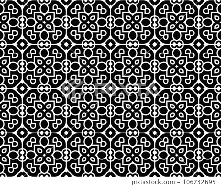 Seamless illustration of tile pattern for background or wallpaper Seamless illustration of tile pattern for background or wallpaper 106732695