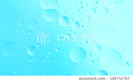 Abstract Blue Background Oil in Water surface Foam of Soap with Bubbles. Abstract Blue Background Oil in Water surface Foam of Soap with Bubbles. 106732767