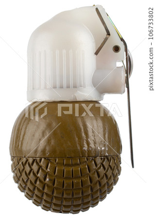 Soviet hand grenade RGO isolated on white 106733802