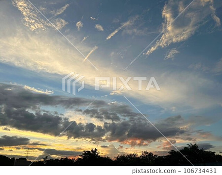 Cloudy sky 106734431