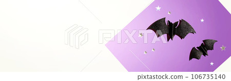 Halloween paper bats 106735140