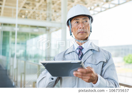 建築工地商人平板電腦 106735637