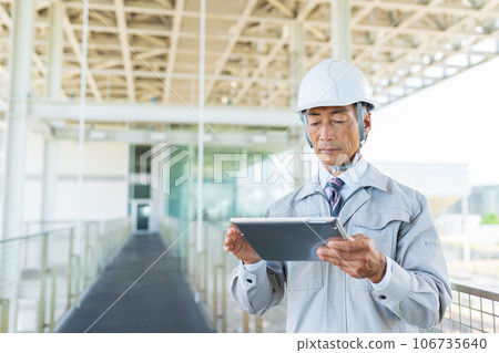 建築工地商人平板電腦 106735640