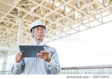 建築工地商人平板電腦 106735643