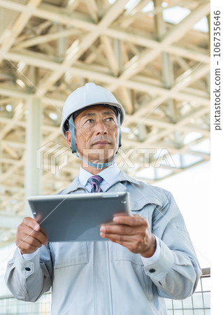 建築工地商人平板電腦 106735646