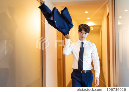 Business man going to work Business man going to work 106736026