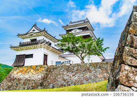 愛媛大洲城～天守閣和高欄杆塔～ 106736156