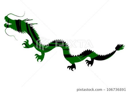 Dragon New Year's card zodiac icon Dragon New Year's card zodiac icon 106736891