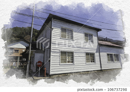 Watercolor style Chizu-juku Nakamachi Community Center Chizu-cho, Yazu-gun, Tottori Prefecture Watercolor style Chizu-juku Nakamachi Community Center Chizu-cho, Yazu-gun, Tottori Prefecture 106737298