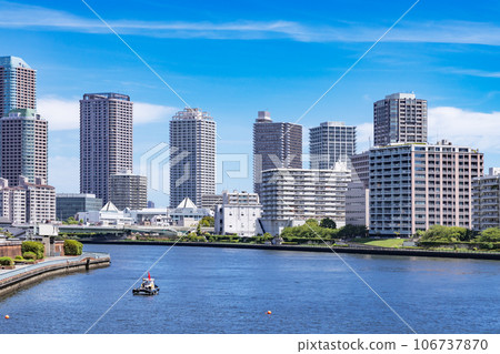濱水區的城市建築 濱水區的城市建築 106737870