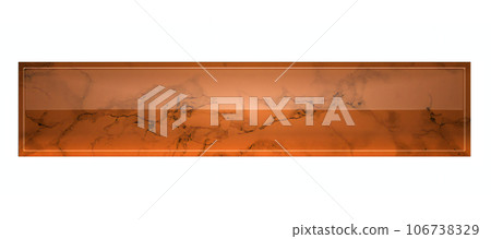 Copper colored banner with marble pattern Copper colored banner with marble pattern 106738329