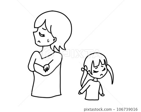 mother and daughter fighting mother and daughter fighting 106739016