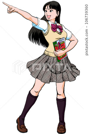 High school girls working hard to pass university exams_Best High school girls working hard to pass university exams_Best 106739360