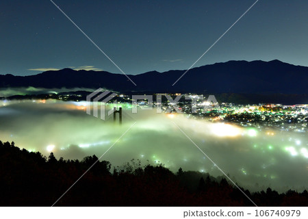 從繆斯公園看秩父盆地雲海 106740979