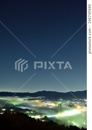 從繆斯公園看秩父盆地雲海 106740980