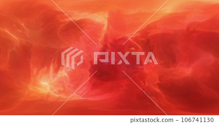 Abstract yellow orange iridescent multicolored energy magical bright glowing liquid plasma background 106741130