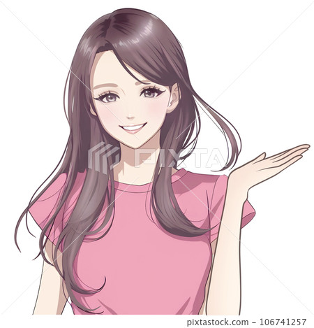 女性插畫素材 106741257