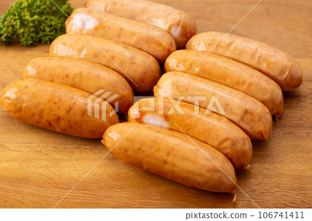 pork flank sausage pork flank sausage 106741411